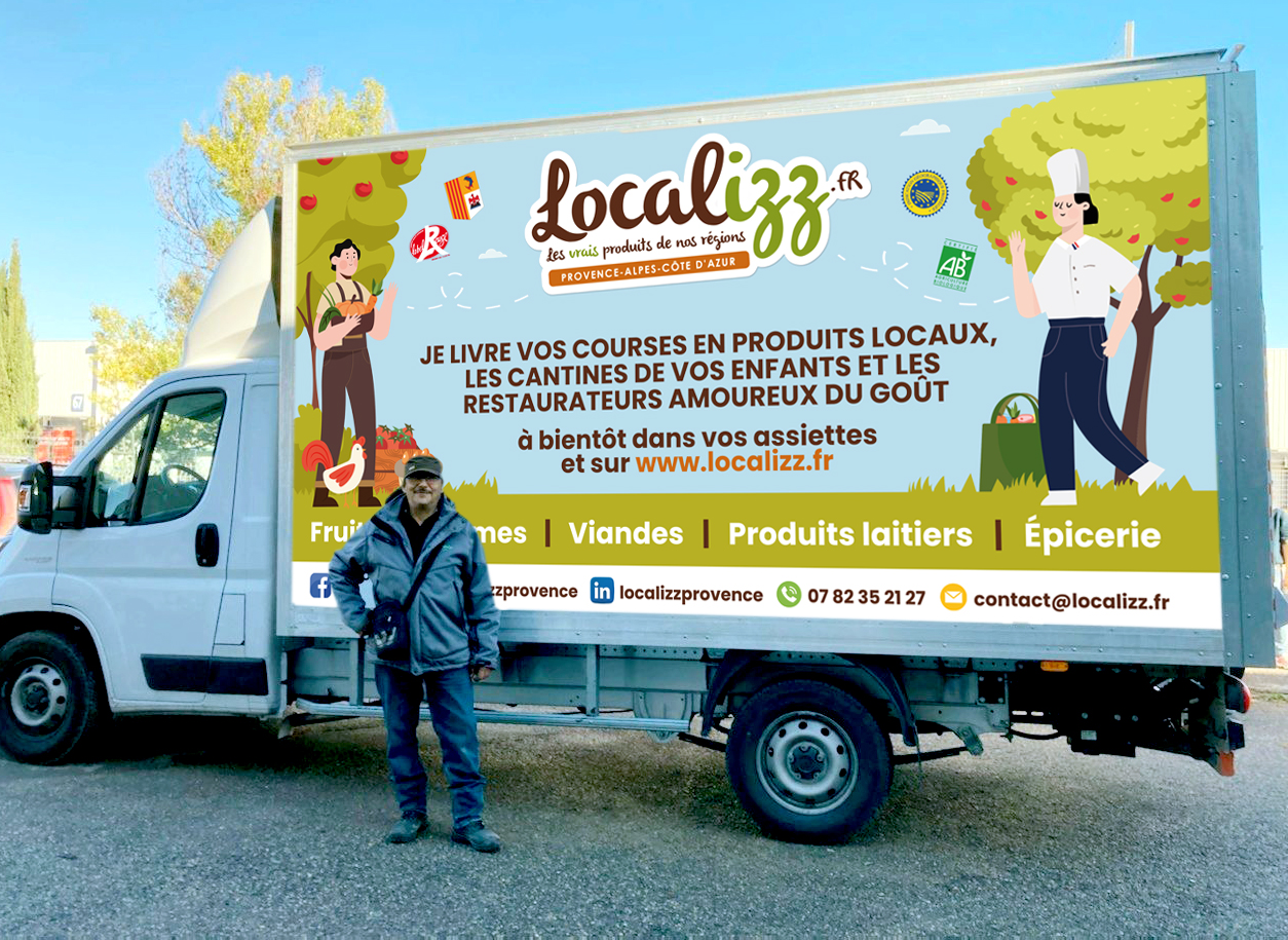 Camion de livraison Localizz