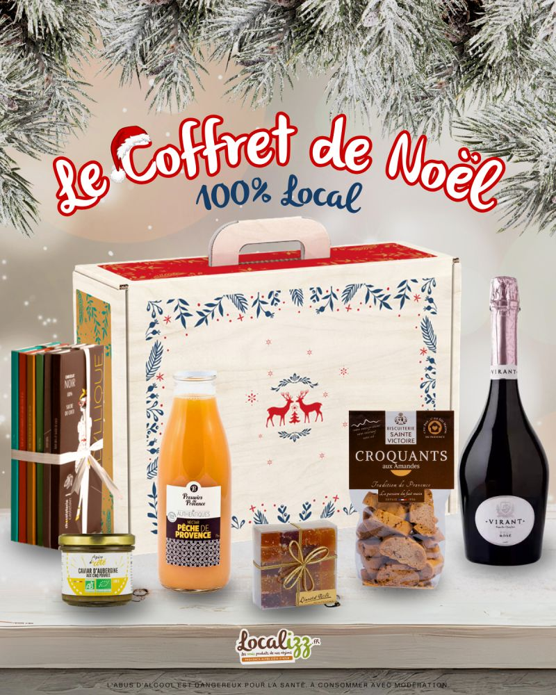 Coffret de Noël avec produits locaux