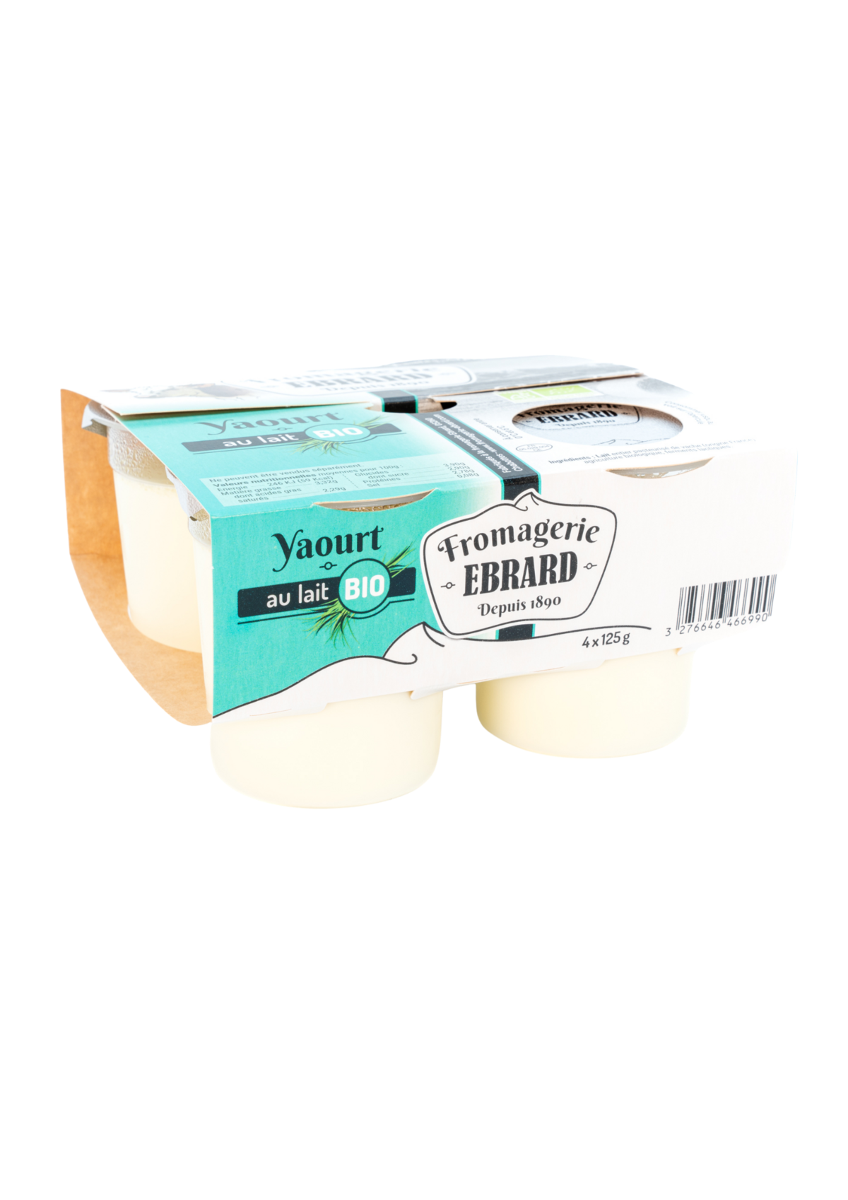 Yaourt bio du champsaur (100g, 125 g, 5 kg)